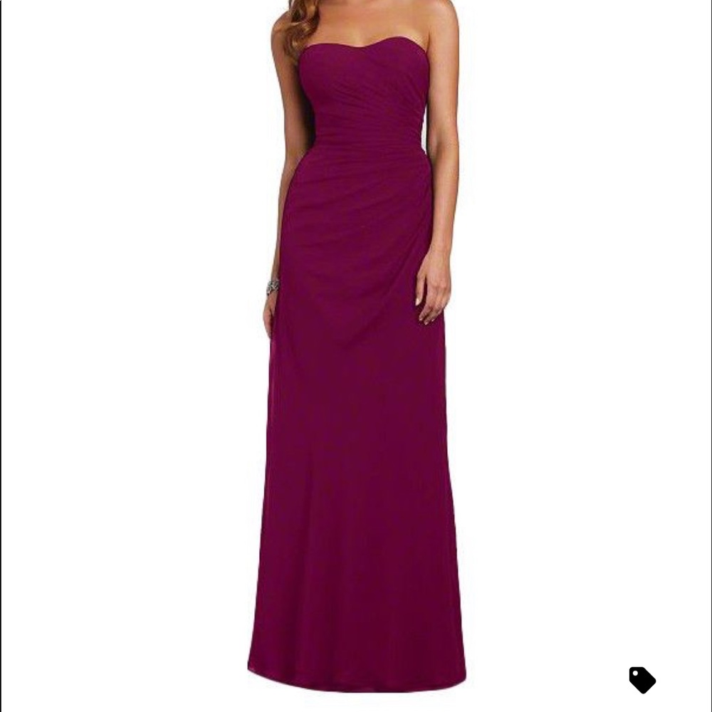 Never Worn | Alfred Angelo Cherry Strapless Cinched formal dress
